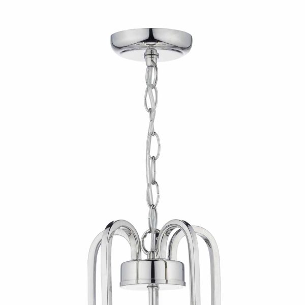 Heythrope 5 Light Pendant Polished Nickel - Image 3