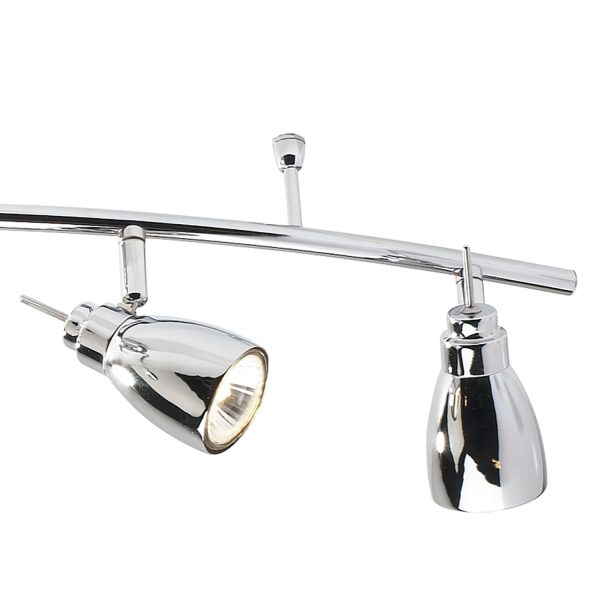 Houston GU10 4 Light Swivel Polished Chrome