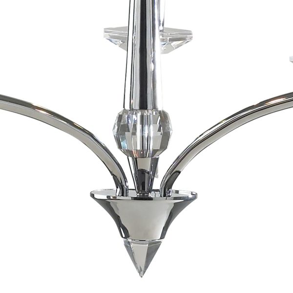 Hyperion 3 Light Dual Mount Pendant Polished Chrome - Image 3