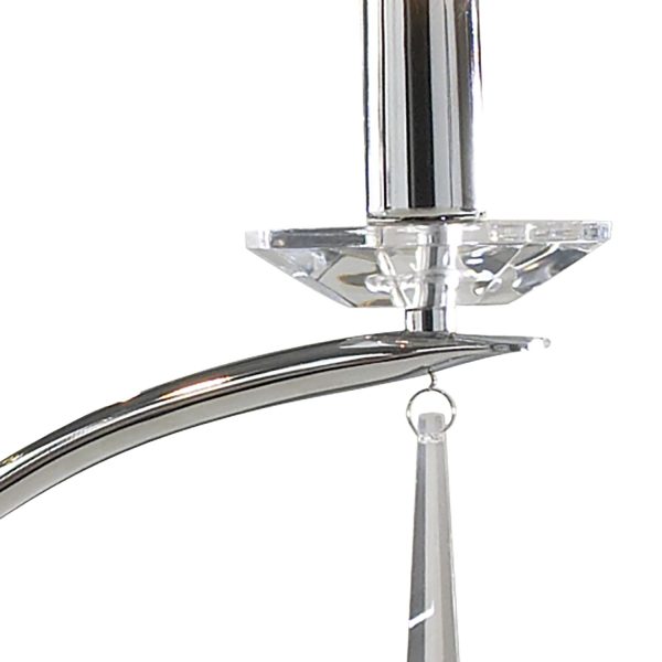 Hyperion 3 Light Dual Mount Pendant Polished Chrome