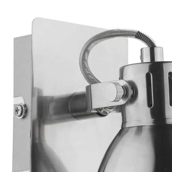 Idaho Single Wall Bracket GU10 Natural Chrome - Image 2