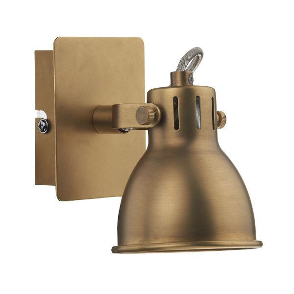 Idaho Single Wall Bracket GU10 Natural Brass - Image 3