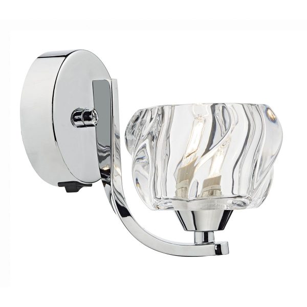 Ivy Single Wall Bracket Polished Chrome - Image 3