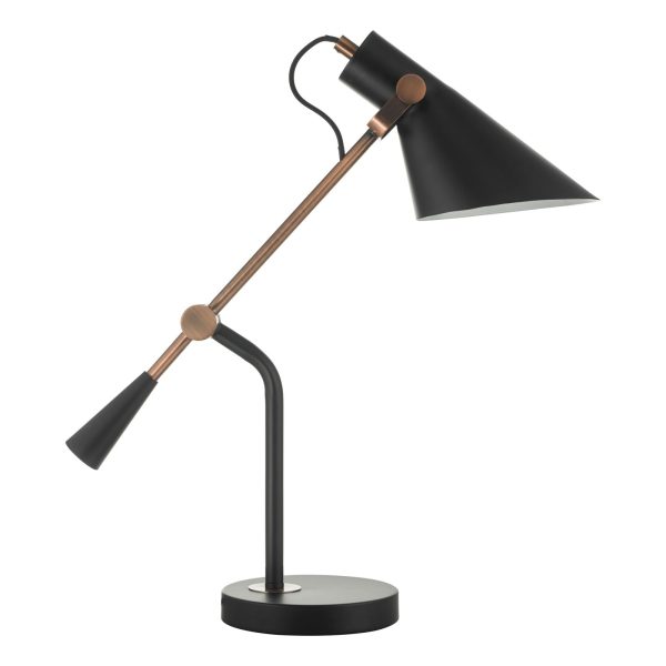 Jack Task Table Lamp Black Antique Copper - Image 2