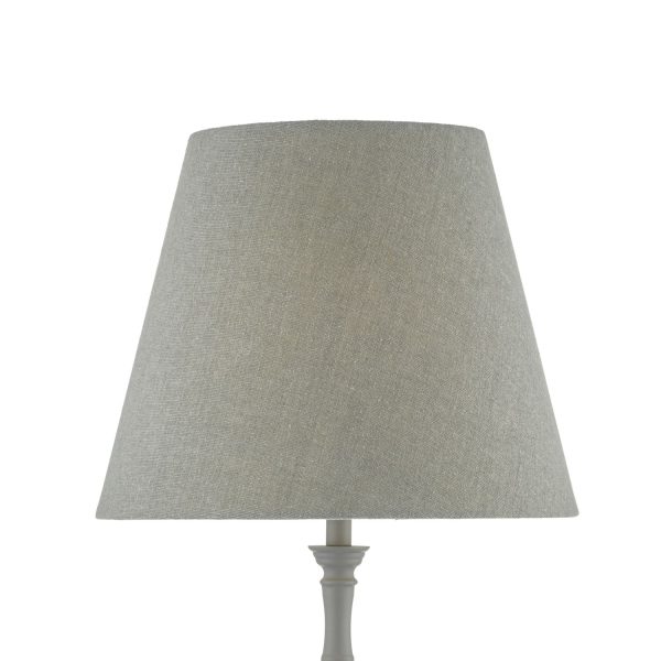 Joanna Table Lamp Grey complete with Shade - Image 2