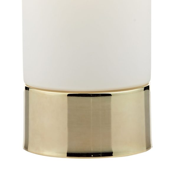 Jot Touch Table Lamp Gold Opal Glass