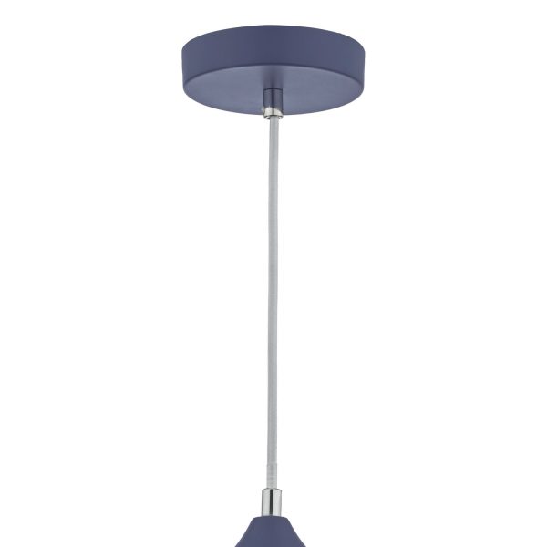 Kaelan 1lt Pendant Blue & White