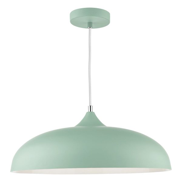 Kaelan 1 Light Pendant Matt Pale Green - Image 3