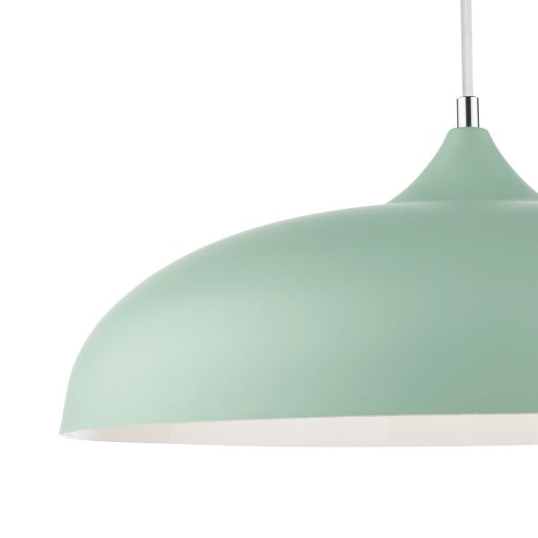 Kaelan 1 Light Pendant Matt Pale Green - Image 2