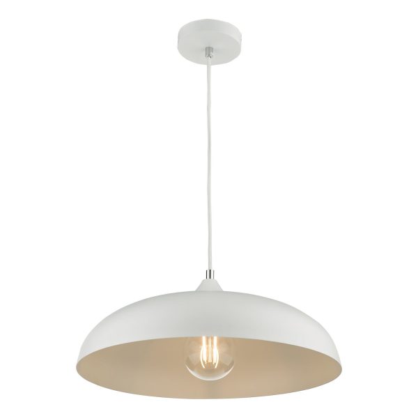 Kaelan 1 Light Single Pendant White - Image 3