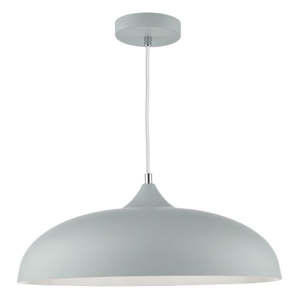 Kaelan 1 Light Pendant Soft Matt Grey - Image 3