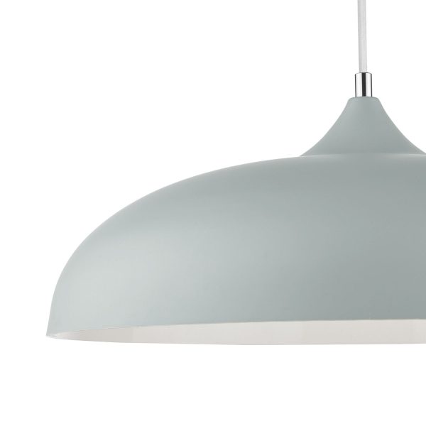 Kaelan 1 Light Pendant Soft Matt Grey - Image 2