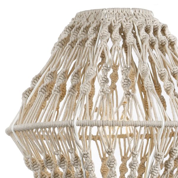 Kaleb Easy Fit Macrame Cream Shade - Image 2