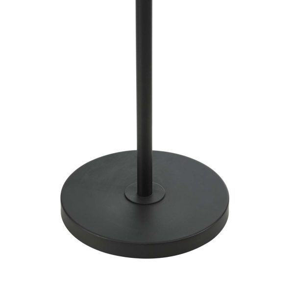 Kelso Floor Lamp Matt Black Polished Copper With Shade - Image 4