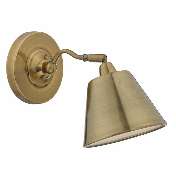 Kempten Wall Light Antique Brass