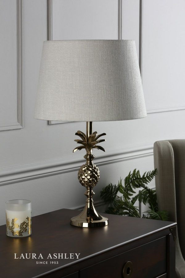 Laura Ashley Penelope Table Lamp Polished Champagne Base Only - Image 5