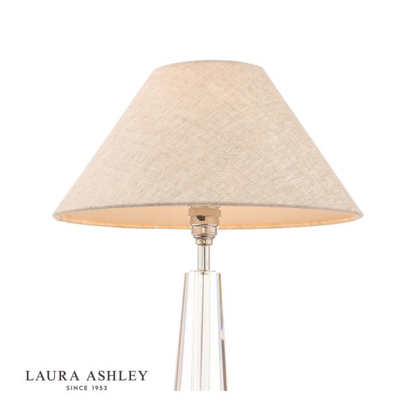 Laura Ashley Bray Shade Natural Linen 30cm/12 inch - Image 5