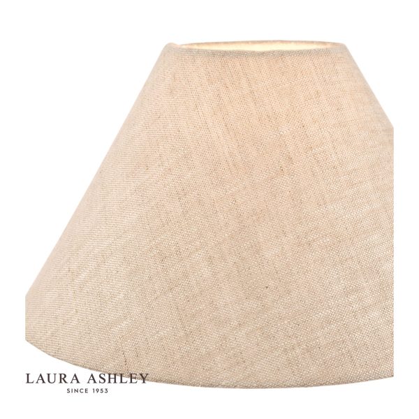 Laura Ashley Bray Shade Natural Linen 25cm/10 inch - Image 3