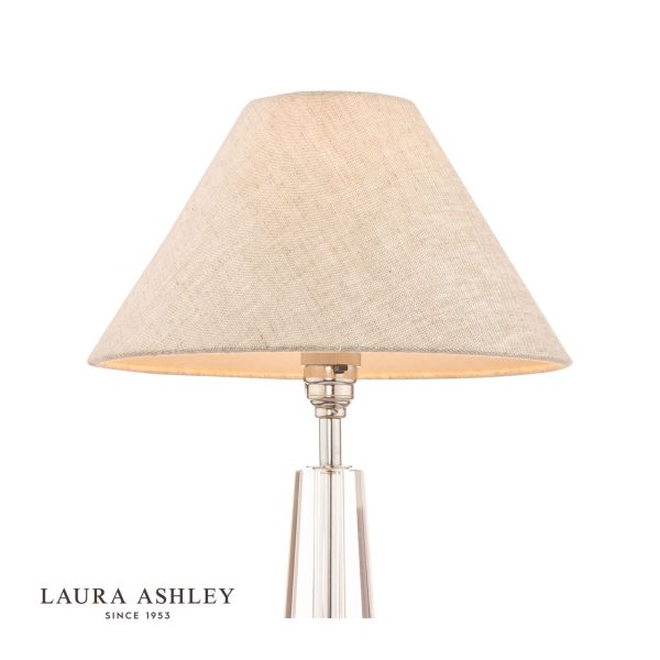 Laura Ashley Bray Shade Natural Linen 25cm/10 inch - Image 5