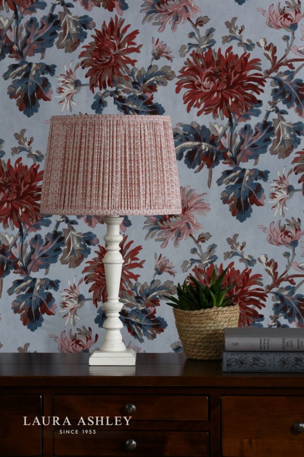 Laura Ashley Gwendolen Pink Pattern Cotton Shade 30.5cm/12 inch - Image 3