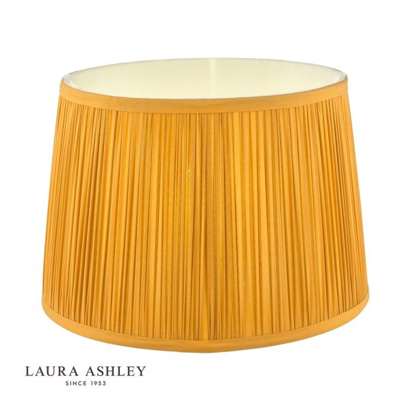 Laura Ashley Hemsley Silk Shade Yellow Ochre 30.5/12 inch