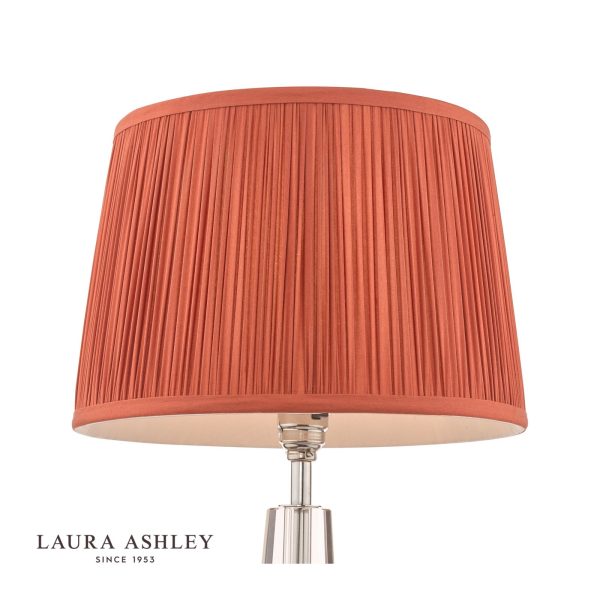 Laura Ashley Hemsley Silk Shade Red 25.5cm/10 inch - Image 5