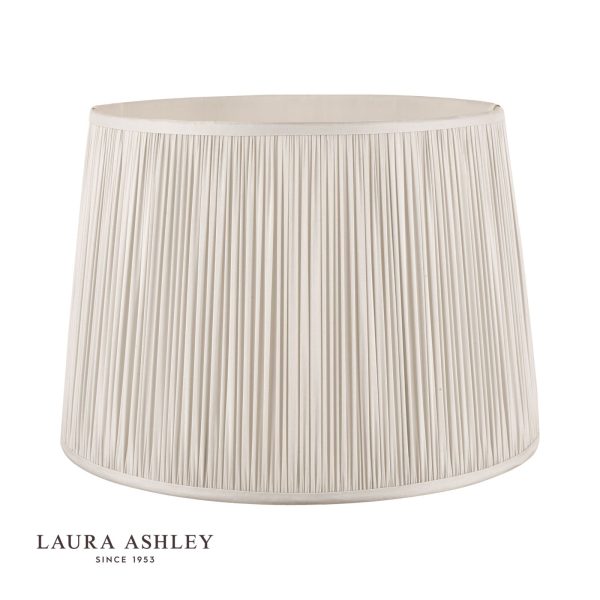 Laura Ashley Hemsley Silk Shade Silver 40.5cm/16 inch