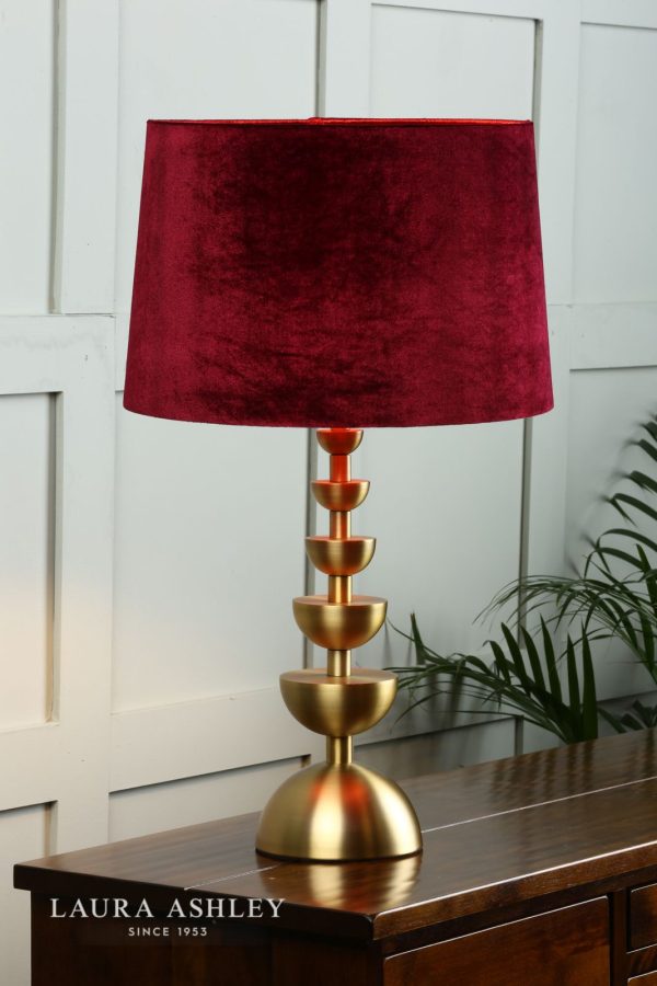 Laura Ashley Velvet Shade Cranberry 35.5cm/14 inch - Image 2