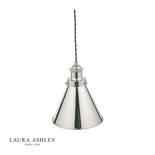 Laura Ashley Rufus Pendant Polished Chrome - Image 3