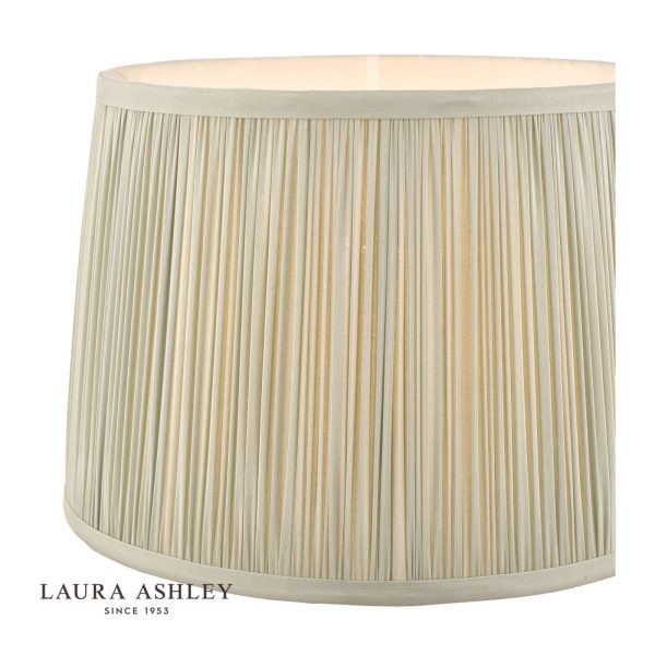 Laura Ashley Hemsley Silk Shade Sage 25.5cm/10 inch - Image 3