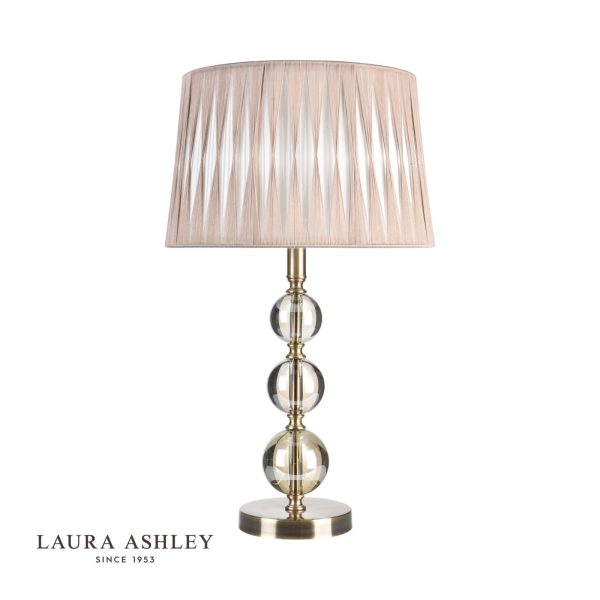 Laura Ashley Selby Grande Large Table Lamp Antique Brass & Glass Ball Base Only - Image 2