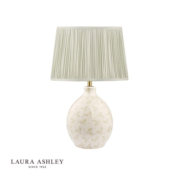 Laura Ashley Breeden Table Lamp Cream Base Only - Image 2