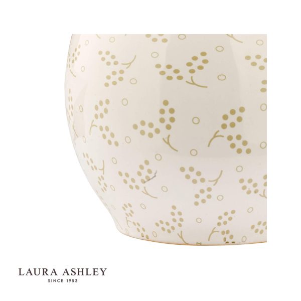 Laura Ashley Breeden Table Lamp Cream Base Only - Image 3