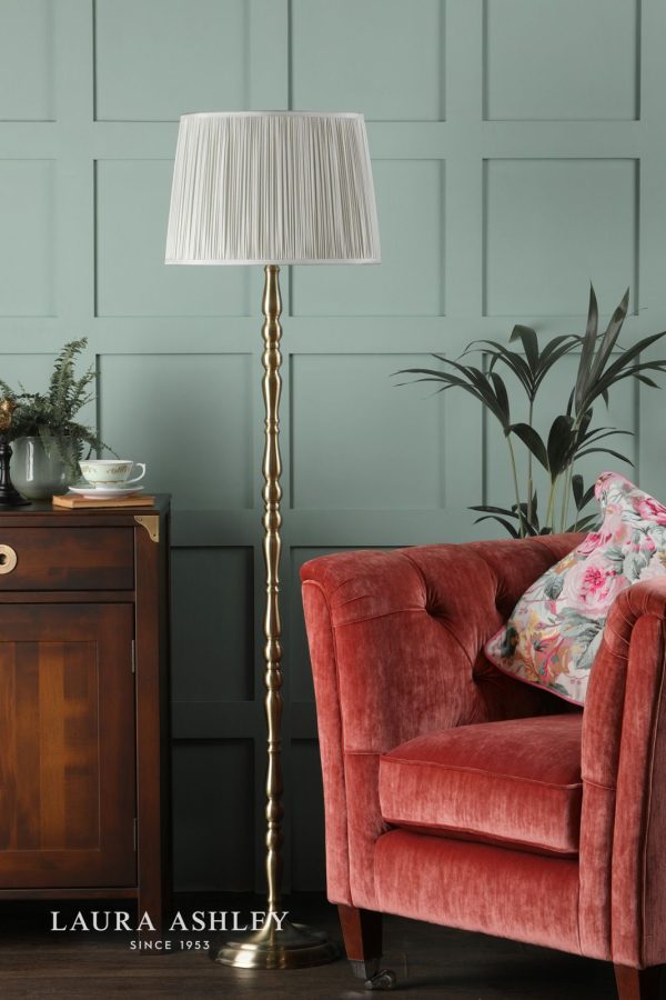 Corey Floor Lamp Antique Brass Base Only - Image 5