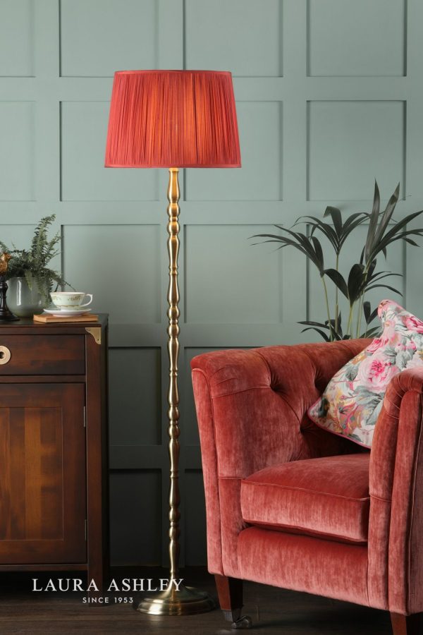 Corey Floor Lamp Antique Brass Base Only - Image 6