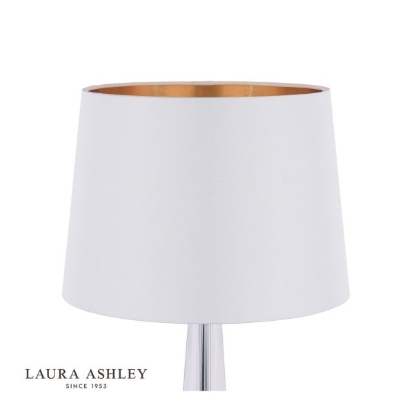 Emyr Silk Tapered Drum Shade Cream - Image 2