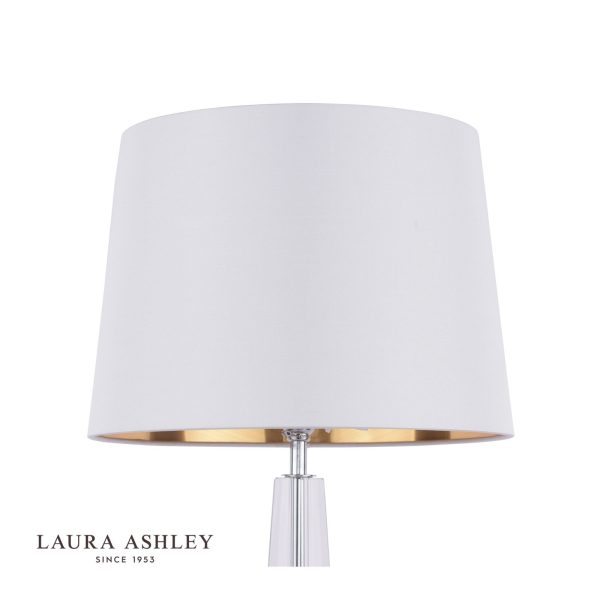 Emyr Silk Tapered Drum Shade Cream - Image 4