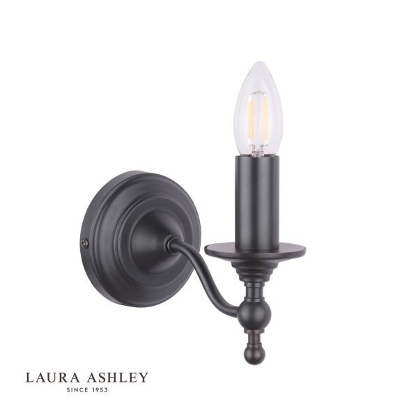 Ludchurch Single Wall Light Industrial Black Bracket Only - Image 3