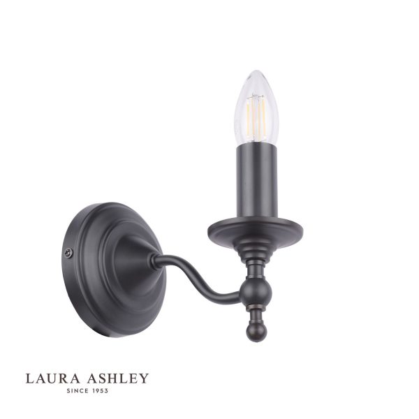 Ludchurch Single Wall Light Industrial Black Bracket Only - Image 4