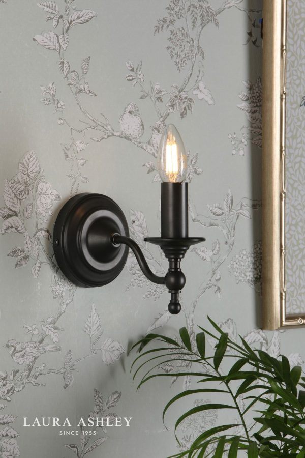 Ludchurch Single Wall Light Industrial Black Bracket Only - Image 5