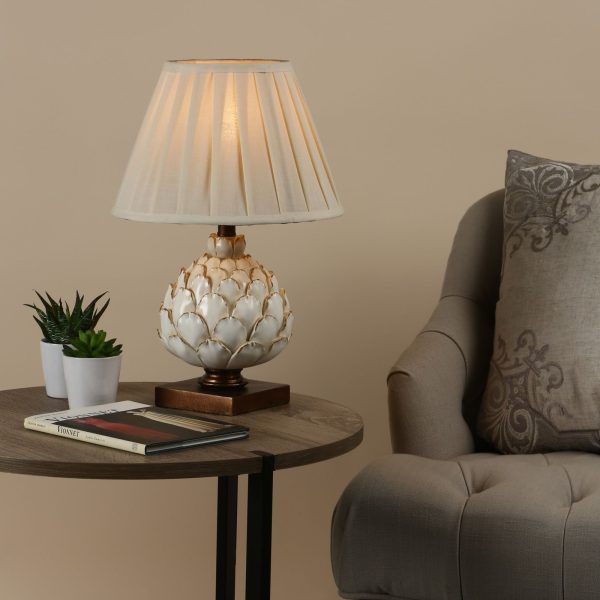 Layer Small Table Lamp Cream With Shade - Image 6