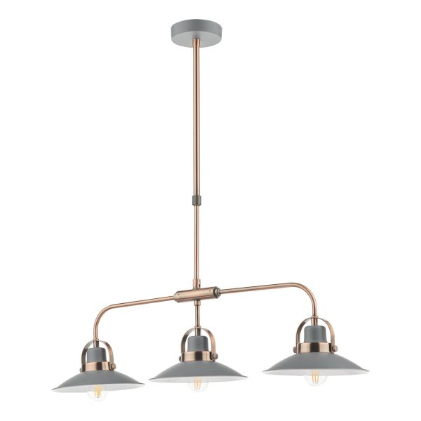 Liden 3 Light Bar Pendant Graphite Copper - Image 2