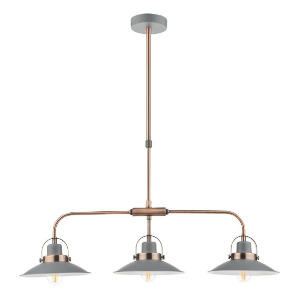 Liden 3 Light Bar Pendant Graphite Copper - Image 4