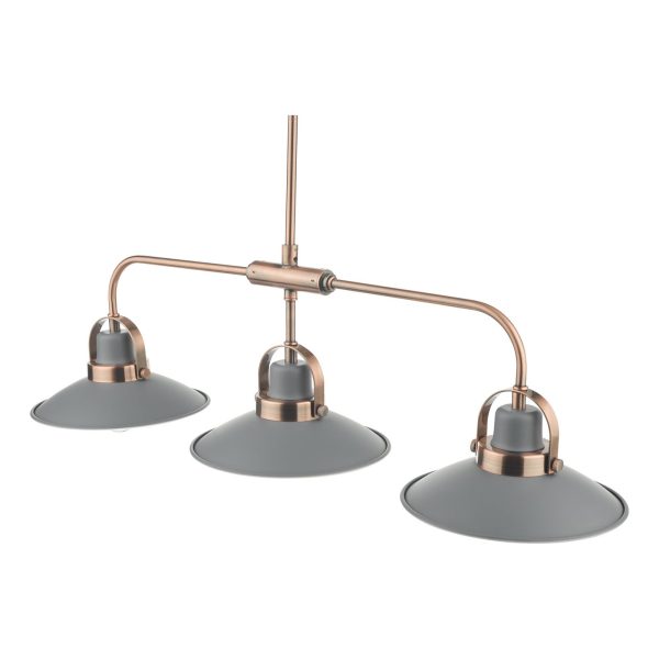 Liden 3 Light Bar Pendant Graphite Copper - Image 6