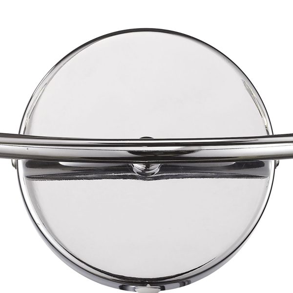 Luther Double Wall Bracket Polished Chrome Crystal - Image 2