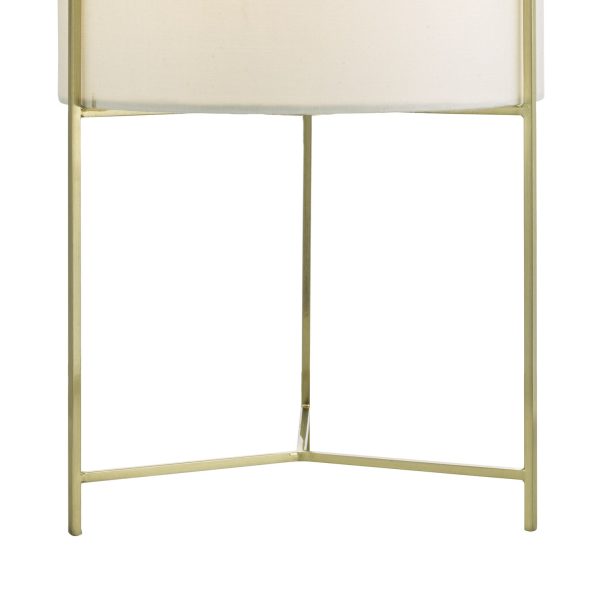 Michaela Table Lamp Satin Gold Cw Shd - Image 2