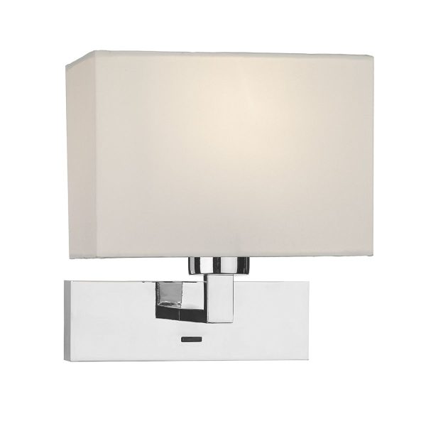 Modena Wall Light In Polished Chrome (Bracket Only)