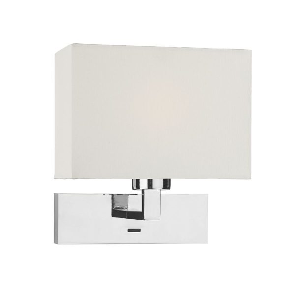 Modena Wall Light In Polished Chrome (Bracket Only) - Image 4