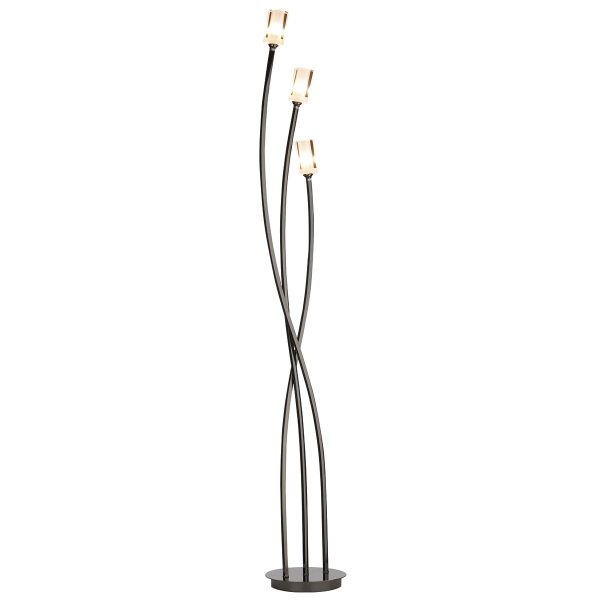 Morgan 3 Light Floor Lamp Black Chrome - Image 4