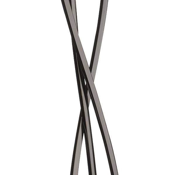 Morgan 3 Light Floor Lamp Black Chrome - Image 2